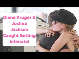 Diane Kruger & Joshua Jackson Caught Getting Intimate At Airport!