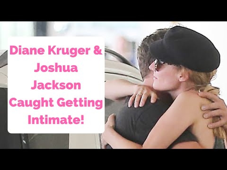 Diane Kruger & Joshua Jackson Caught Getting Intimate At Airport!