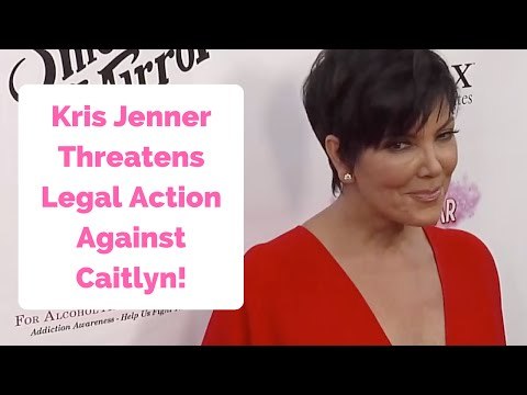 Kris Jenner Threatens Legal Action Against Caitlyn Over Explosive Tell-All Book!