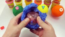DIY How To Make Kinetic Sand Colors Cake Learn Colors Play Doh Surprise Egg Toys