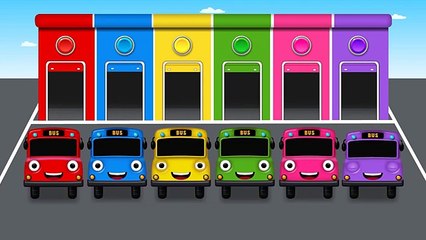 Colors for Children to Learn with Color Bus Toy Colours for Kids to Learn Learning Videos