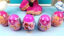 Barbie Surprise Eggs Disney Princess Frozen Anna Elsa Huevos Sorpresa