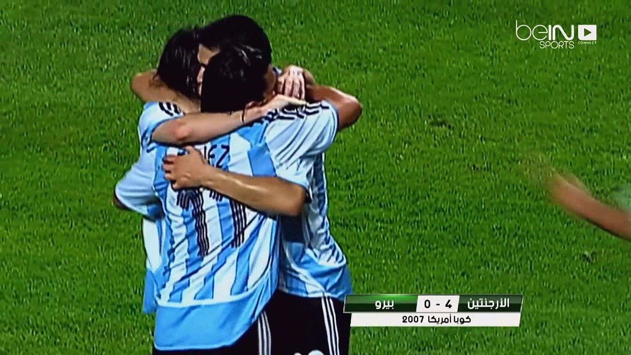اهداف مباراة الارجنتين و البيرو 4-0 كوبا امريكا...