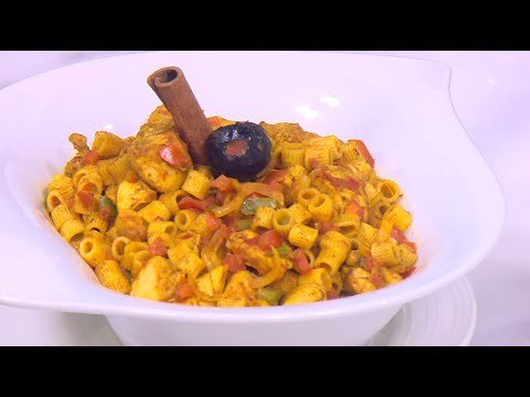 كبسة مكرونة بالدجاج | نجلاء الشرشابي