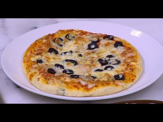 بيتزا بالبسلة | نجلاء الشرشابي