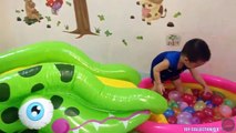 Balloons For Kids - Children Play and Learn Colors water Balloons in Crocodile Pool - Part 2