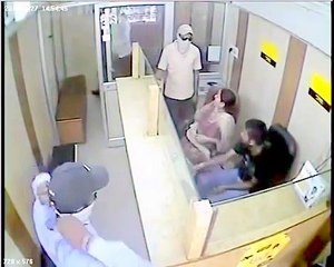 CCTV Footage of a Bank ,What is going on ?? ?? Watch Full Video till end