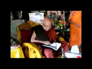 An Abbot Promoting Buddhism on the Bangladeshi Border