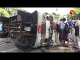 Ten Passengers Injured in The Accident of City Bus No 255