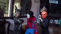 HORROR SPIDERS eating Frozen Elsa vs Spiderman Baby Pink SpiderGirl part 4