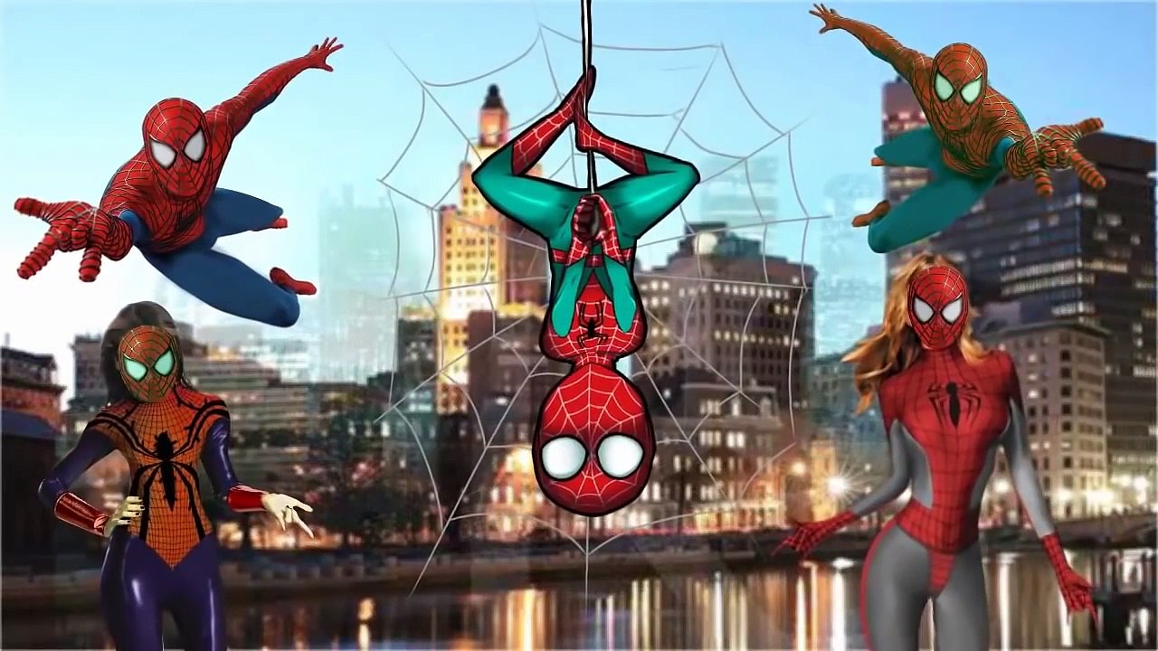 Spider Man Daddy Finger Finger Family Songs Finger Family Collection