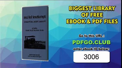 Agricultural Soil Loss