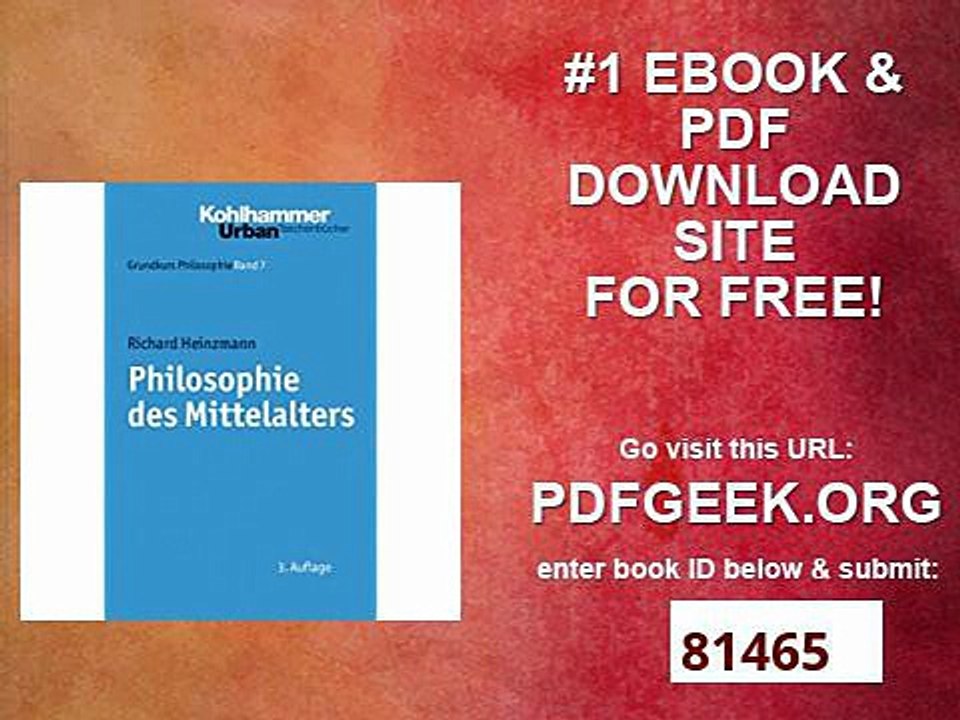 Grundkurs Philosophie Philosophie des Mittelalters BD 7 (Urban-Taschenbucher)