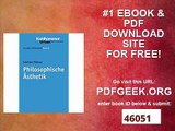 Grundkurs Philosophie Philosophische Ästhetik Grundkurs Philosophie. Band 16 BD 16 (Urban-Taschenbücher)