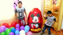 Huevo sorpresa de Mickey Mouse y Minnie - Egg surprise Mickey Mouse and Minnie