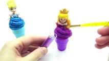 Play Doh  Sparkle Disney Princess Dress Up Magic Clip Doll Super Toys Collection