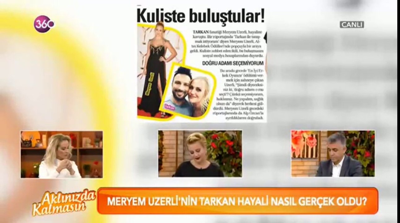 Meryem Uzerli 'nin Tarkan Hayali  Gerçek Oldu | Aklınızda Kalmasın