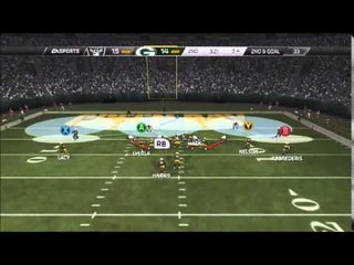 Playing Madden15 Raiders vs Packers in preseason week 3 and season 1