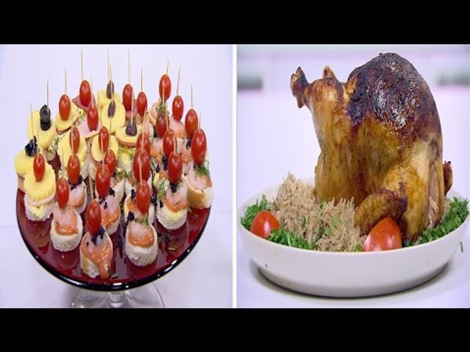 كيكة بالجلاش - دجاجة محشية أرز بالشبت  و وصفات أخرى | نص مشكل حلقة كاملة