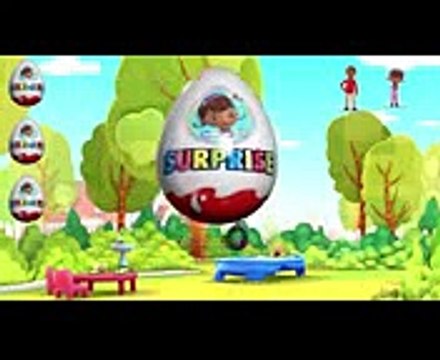 Doc McStuffins surprise eggs toys Clinique Docteur la peluche Oeufs Surprise jouets
