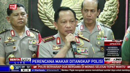 Kapolri Siap Menindak Pelaku Makar di Aksi 2/12