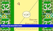 Best Price Theory for Education: Adapted from Theory for Religious Studies, by William E. Deal and