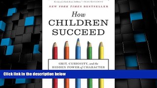 Best Price How Children Succeed: Grit, Curiosity, and the Hidden Power of Character Paul Tough For