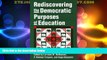 Best Price Rediscovering the Democratic Purposes of Education (Studies in Government   Public