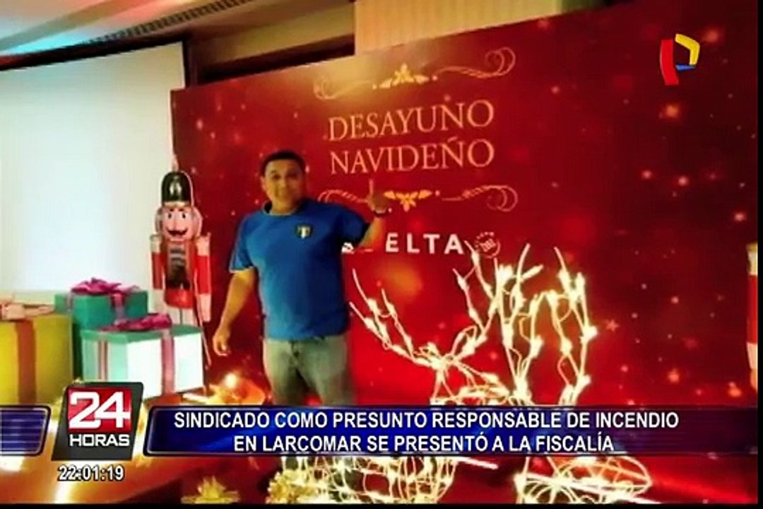 Hombre sindicado como autor de incendio en Larcomar asegura que es inocente