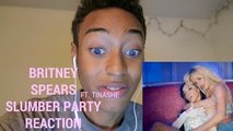 BRITNEY SPEARS SLUMBER PARTY MUSIC VIDEO REACTION