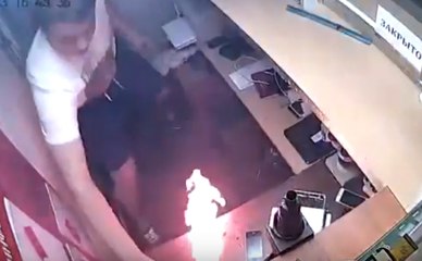 Telefon bataryası böyle patladı