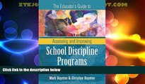 Best Price The Educator s Guide to Assessing and Improving School Discipline Programs Christine