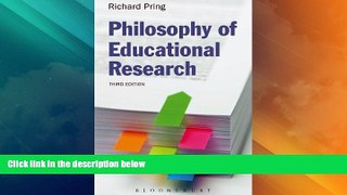 Best Price Philosophy of Educational Research Richard Pring On Audio
