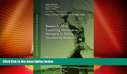 Best Price Research Alive: Exploring Generative Moments in Doing Qualitative Research (Advances in