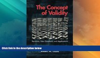 Best Price The Concept of Validity: Revisions, New Directions and Applications  On Audio