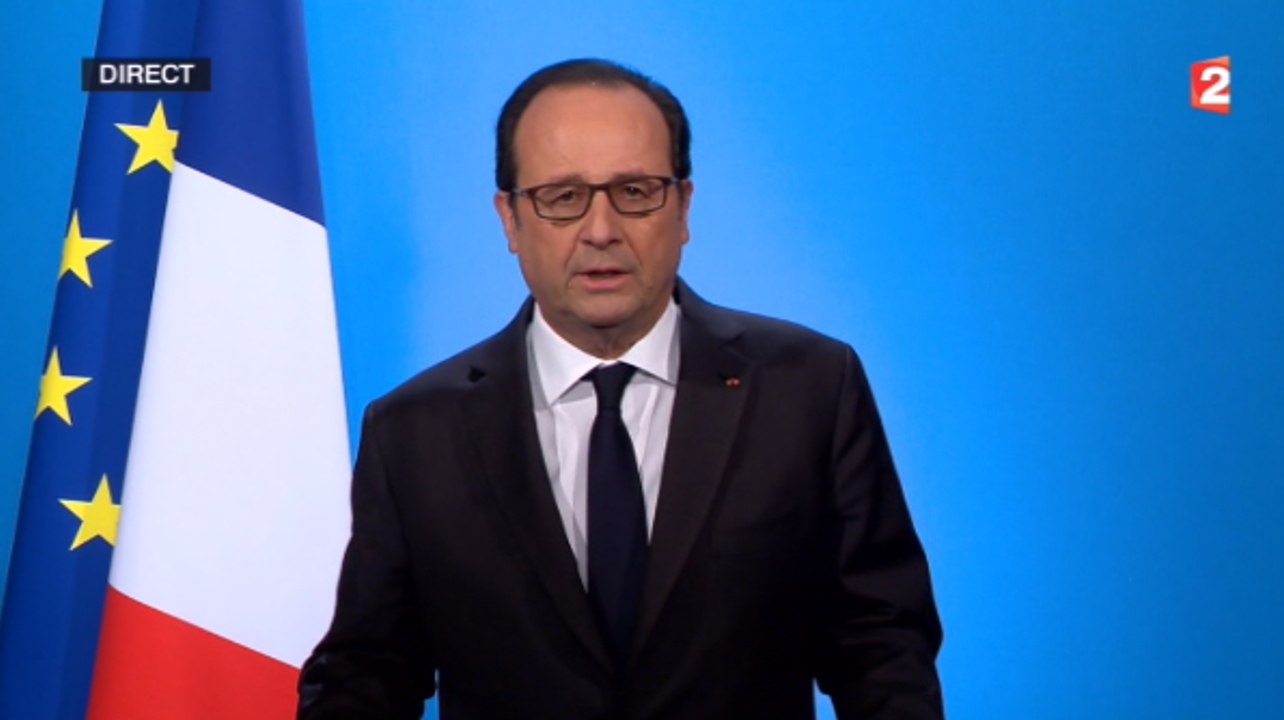 François Hollande : «J'ai décidé de ne pas être candidat à l'élection présidentielle»