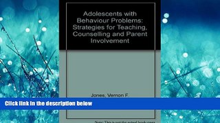 FAVORIT BOOK Adolescents with Behaviour Problems: Strategies for Teaching, Counselling and Parent