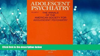 FAVORIT BOOK Adolescent Psychiatry, V. 27: Annals of the American Society for Adolescent