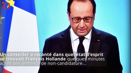 François Hollande était « ému, fier et serein » après son annonce