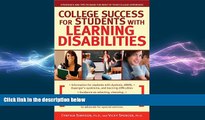 FAVORIT BOOK College Success for Students With Learning Disabilities: Strategies and Tips to Make