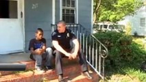 13 year old tells cop he wants to run away from home then tells him to look inside his room