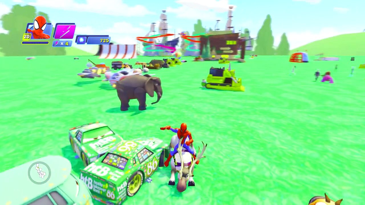 Kinder Zeichentrick auf Deutsch Trickfilm Spiel ( Pferde, Autos, Elefant)