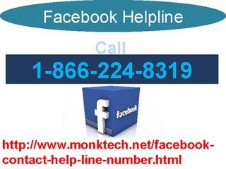 Facebook Helpline 1-866-224-8319 Get Instant offer assistance