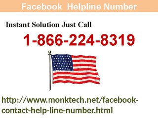 Dial Facebook Helpline Number 1-866-224-8319 for quality help
