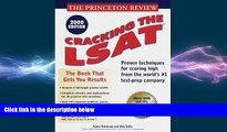 FAVORIT BOOK Princeton Review: Cracking the LSAT, 2000 Edition Adam Robinson BOOOK ONLINE