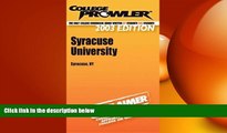 READ THE NEW BOOK College Prowler Syracuse University (Collegeprowler Guidebooks) Mike Haizinger