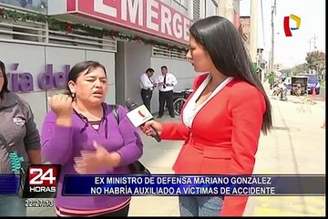 Mariano González no habría auxilió a víctimas de accidente