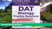 FAVORIT BOOK Sterling DAT Biology Practice Questions: High Yield DAT Biology Questions Sterling