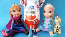 Maxi oeuf surprise Kinder REINE DES NEIGES avec Elsa et Anna Touni Toys