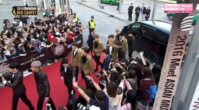 [161202] Seventeen 세븐틴 Red Carpet 2016 MAMA